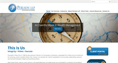 Desktop Screenshot of perlsonllp.com